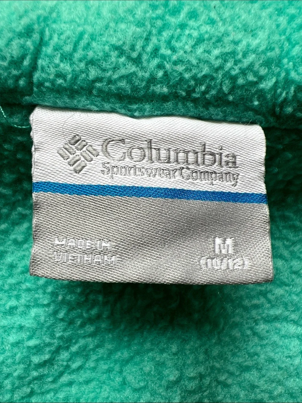 Columbia Girls Green Full-Zip Fleece Sweater Size Medium (10/12) - Picture 8 of 13